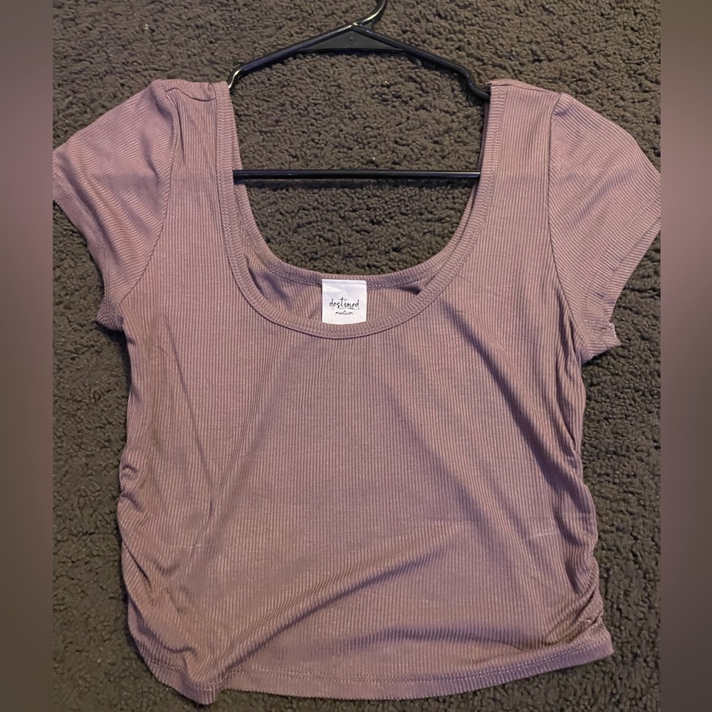 Tshirt from tillys, grayish purpleish color